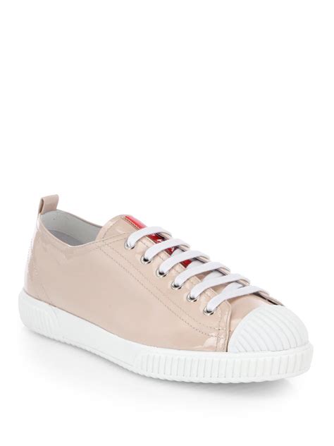 prada shoes lace up|prada leather lace up sneakers.